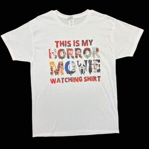 Adult Halloween This is My Horror Movie Watching Shirt Tee